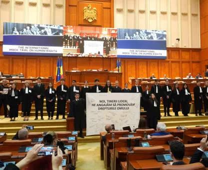 International Mock Trial on Human Rights - Parlamentul României, Laude-Reut 2023